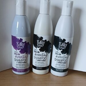 3-in-1 Color Depositing Shampoo + Conditioner - Purple, Gunmetal, Black- 250ml
